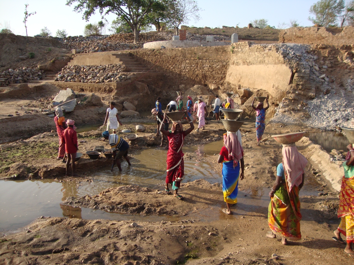 Early Water Project construction work in March 2012